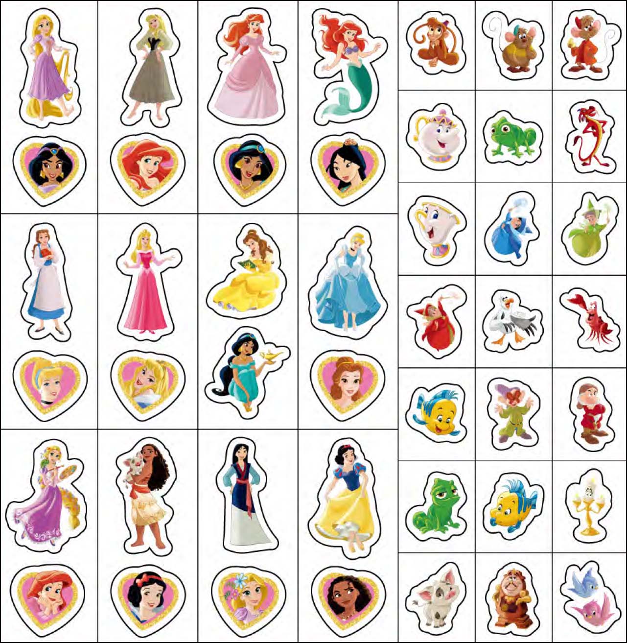 迪士尼公主 雷射繽紛畫